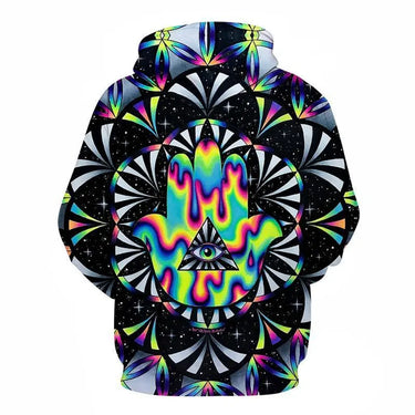 Hamsa 3D Phantasm Hoodie-Your Soul Place